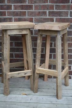 How To Build Rustic Bar Stools