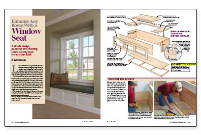 How To Build A Window Seat Bench With Storage