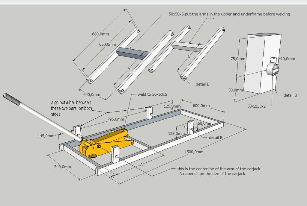 motorcycle lift bench plans