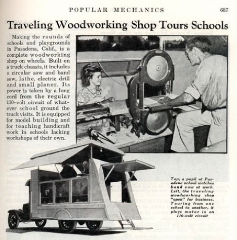 mobile woodworking shop