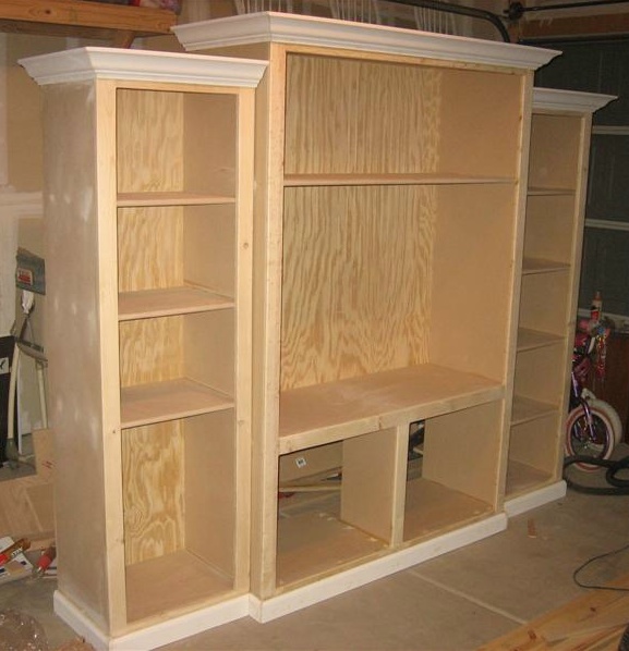 Built In Entertainment Center Plans