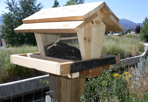 Cedar Hopper Bird Feeder Plans