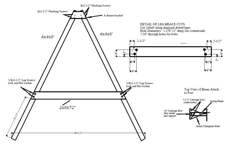 Wooden Swing Set Designs