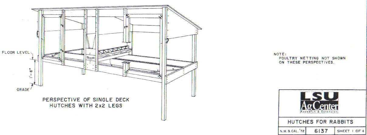 Outdoor Rabbit Hutch Plans Free