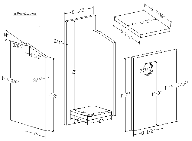 Wood Duck House Plans : Woodduck Box Project - Bird house and feeder