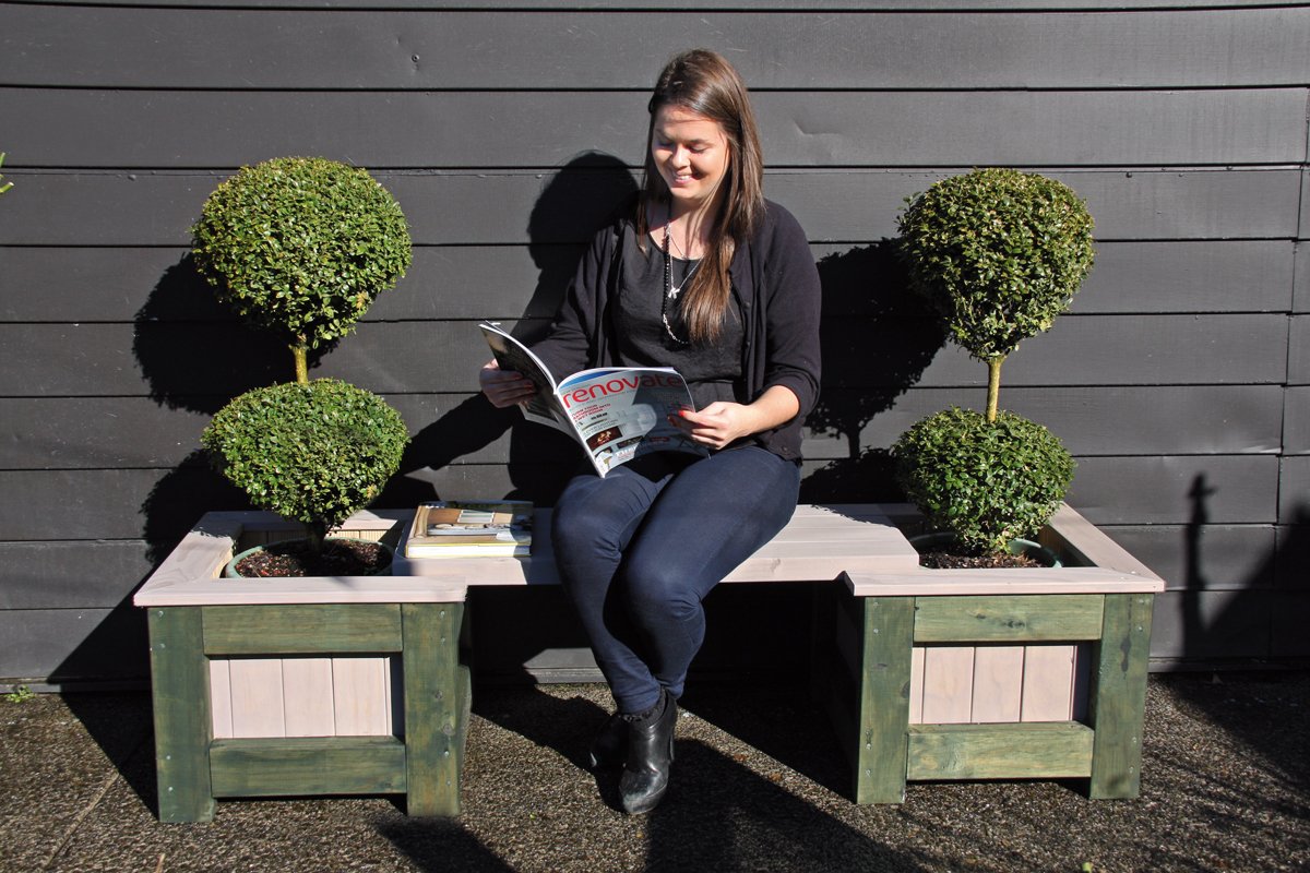 planter box bench seat plans