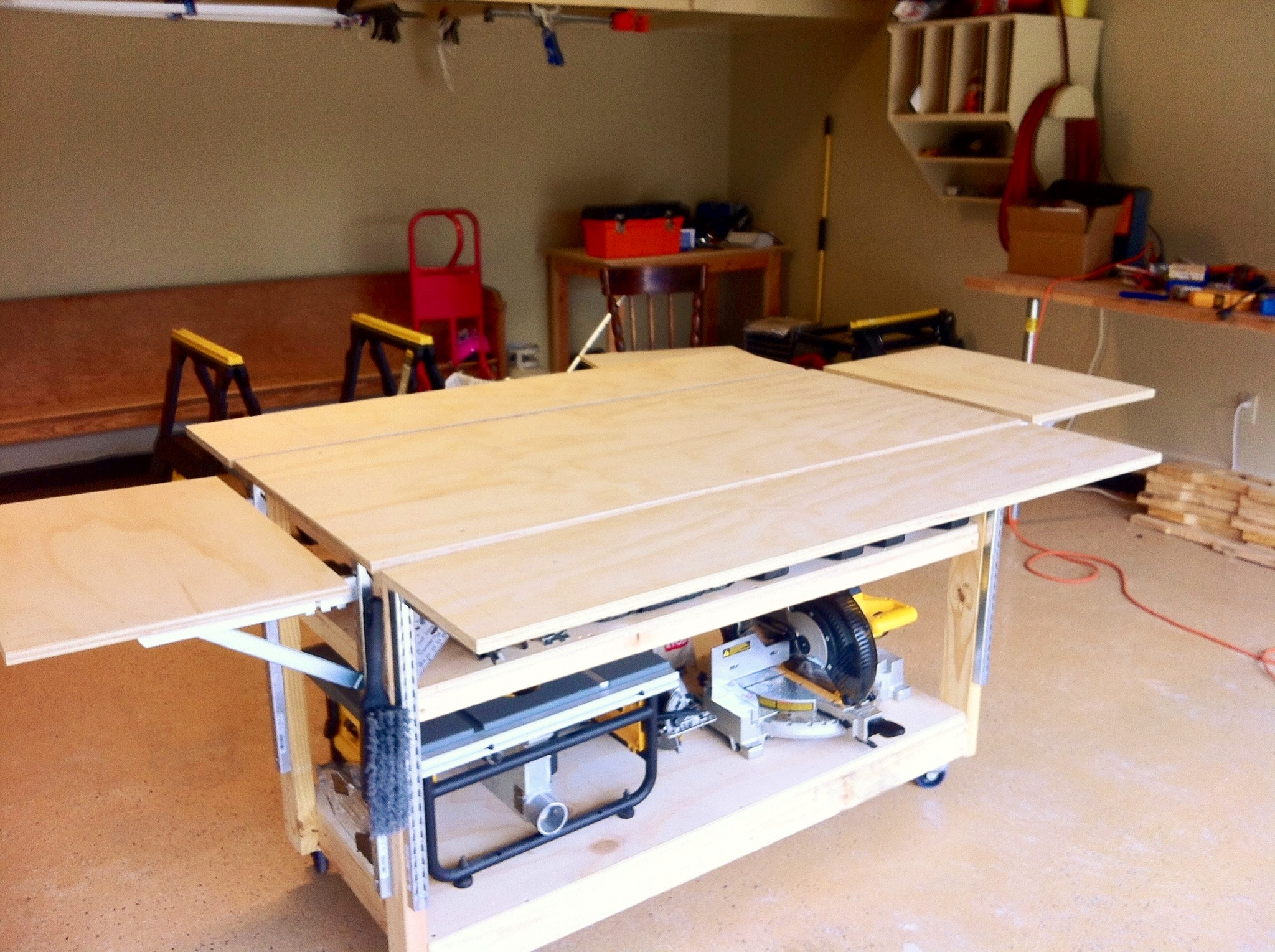 Movable Workbench Plans