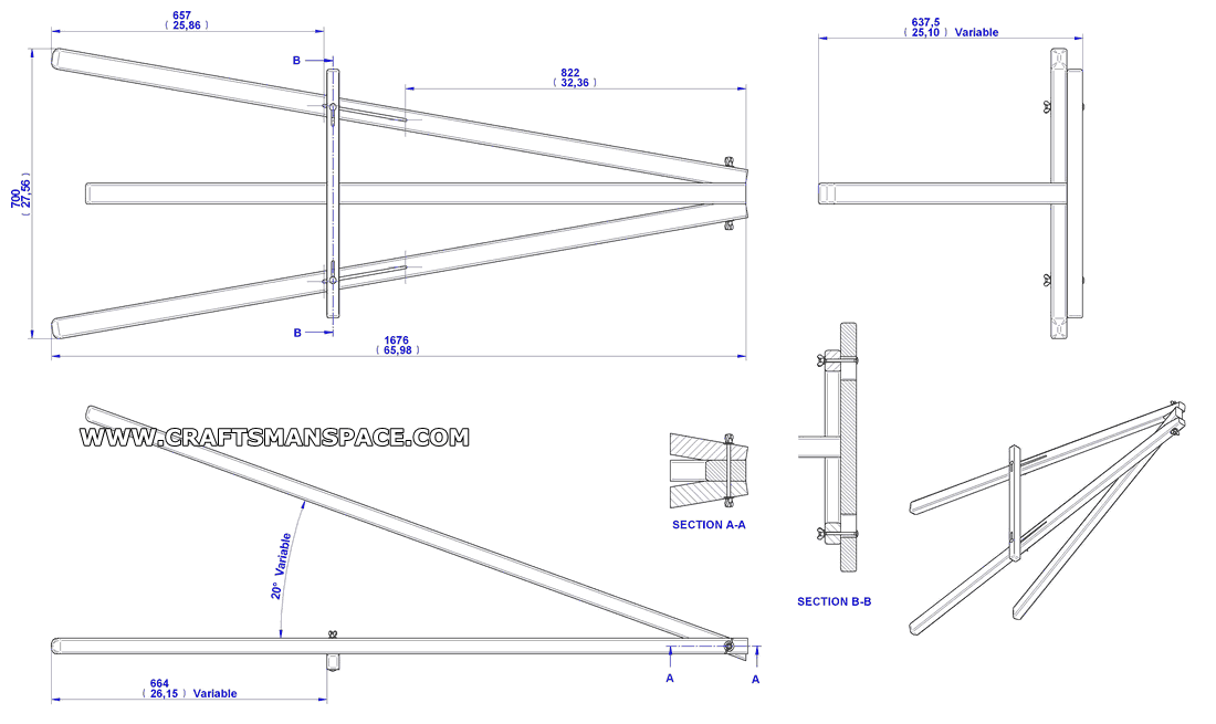 plans for wooden easel