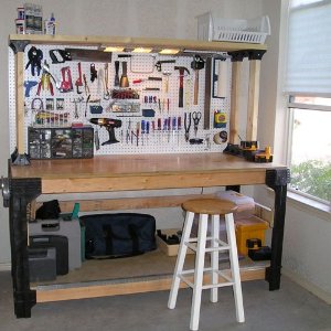 simple workbench plans 2x4