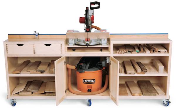 Compound Miter Saw Station Plans